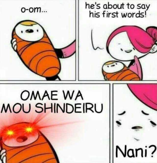 Omae Wa Mou Shindeiru Nani Translation